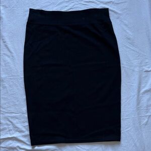 Classic Black Pencil Skirt